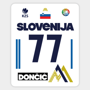 Luka Doncic Slovenija Fan Design Sticker